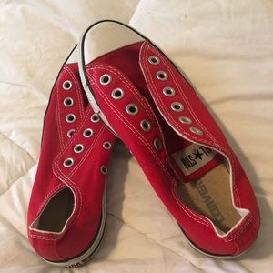 Red converse